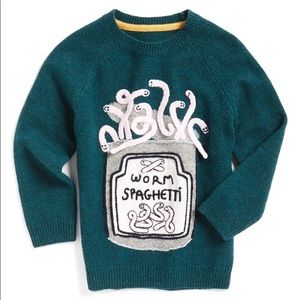 Roald Dahl Twits Worm Spaghetti Sweater HTF